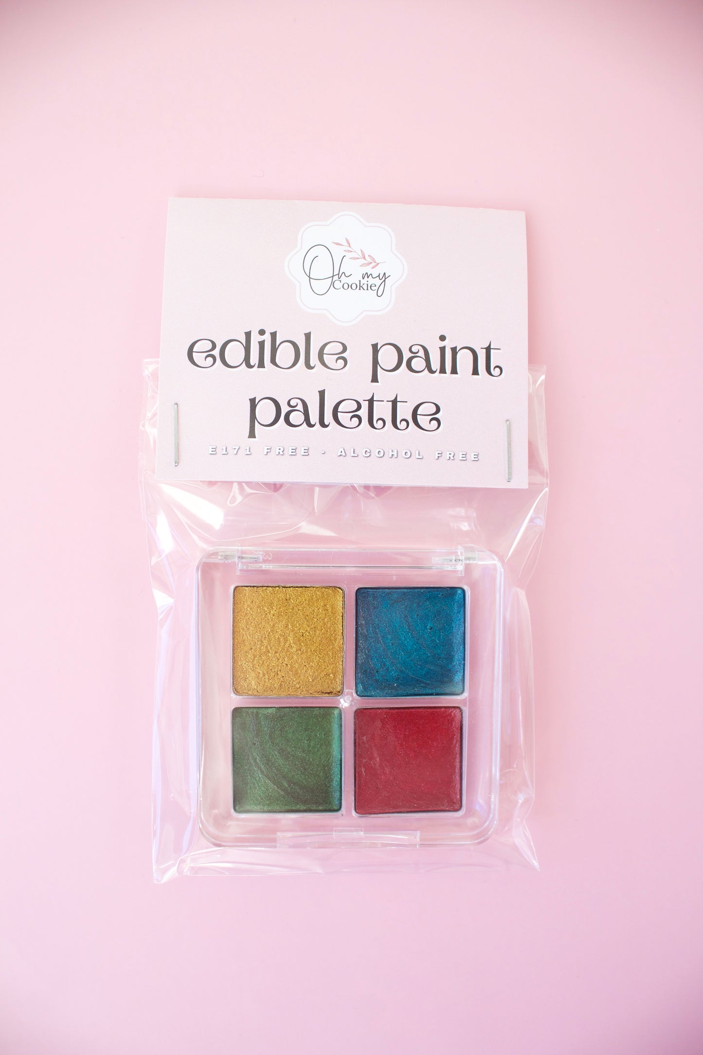 Edible paint palette - Rainbow - Water activated