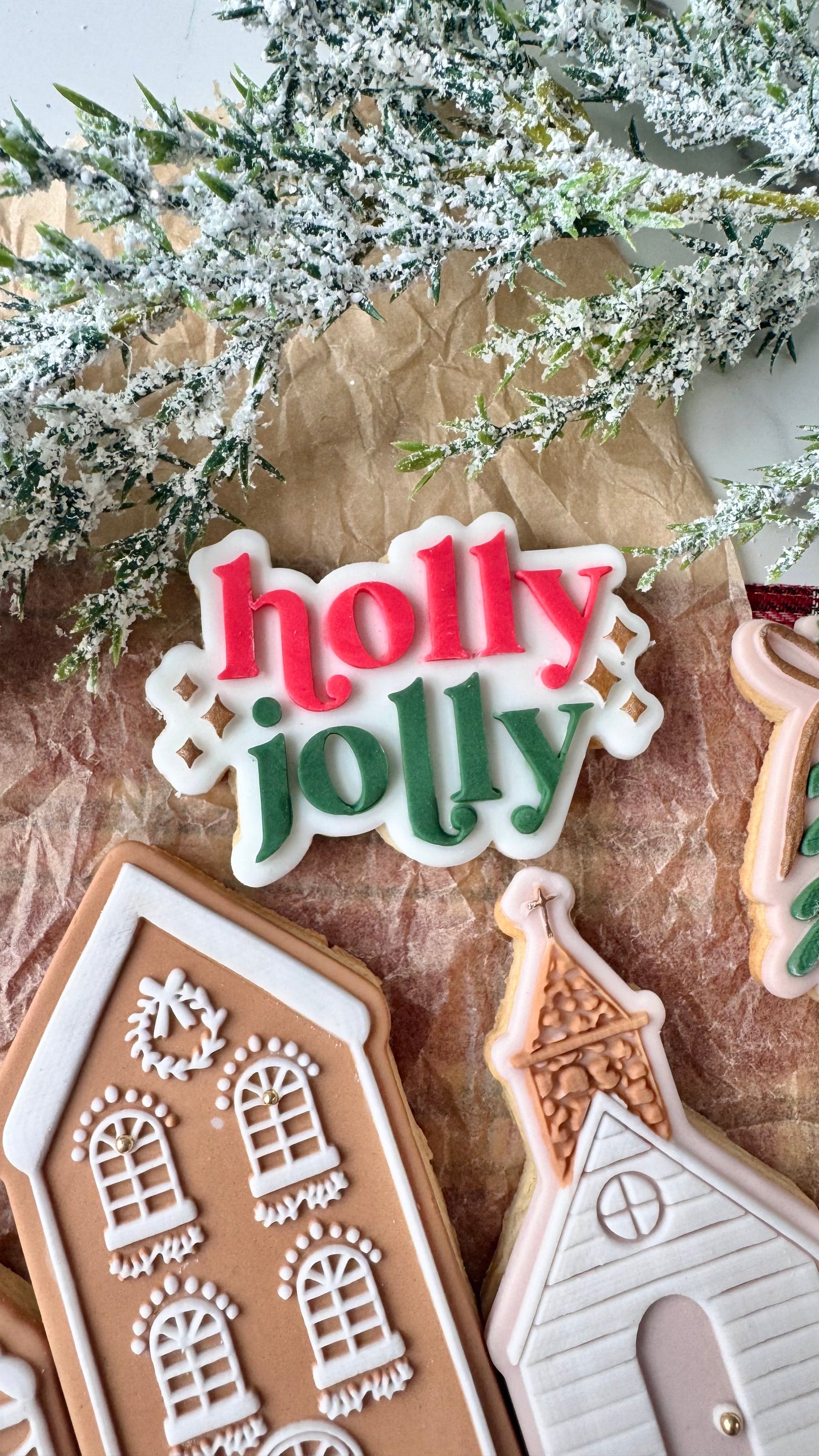 Holly Jolly + emporte-pièce