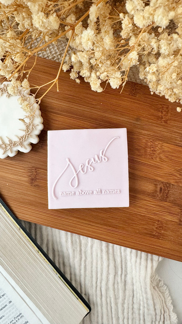 Jesus - name above all names - Stamp for cookies sugar paste