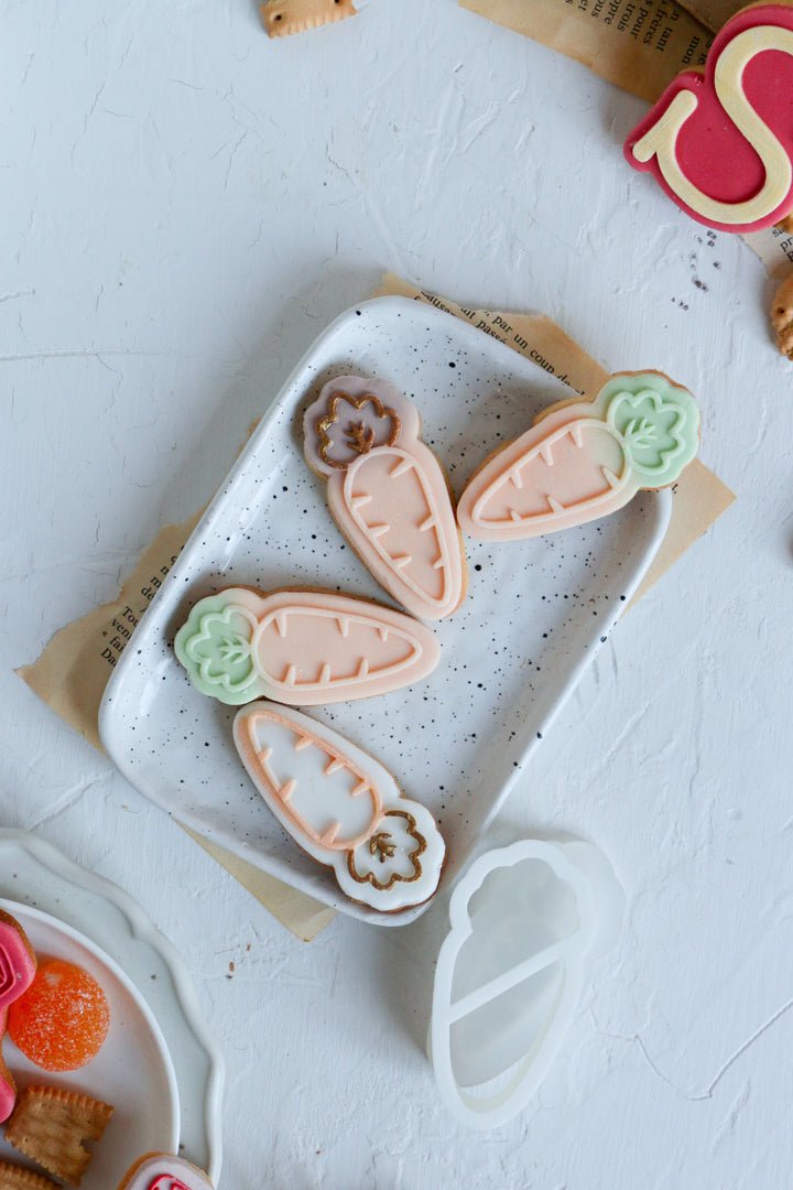 mini worteltje / mini carotte + cookie cutter