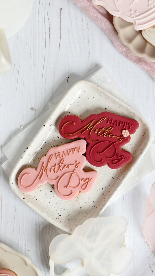 Happy Mother's Day stamp + cookie cutter