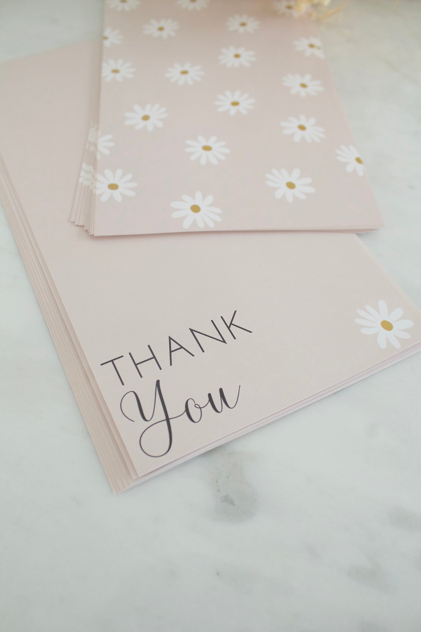 Bag topper - Thank you Sweet daisy - 25 pcs