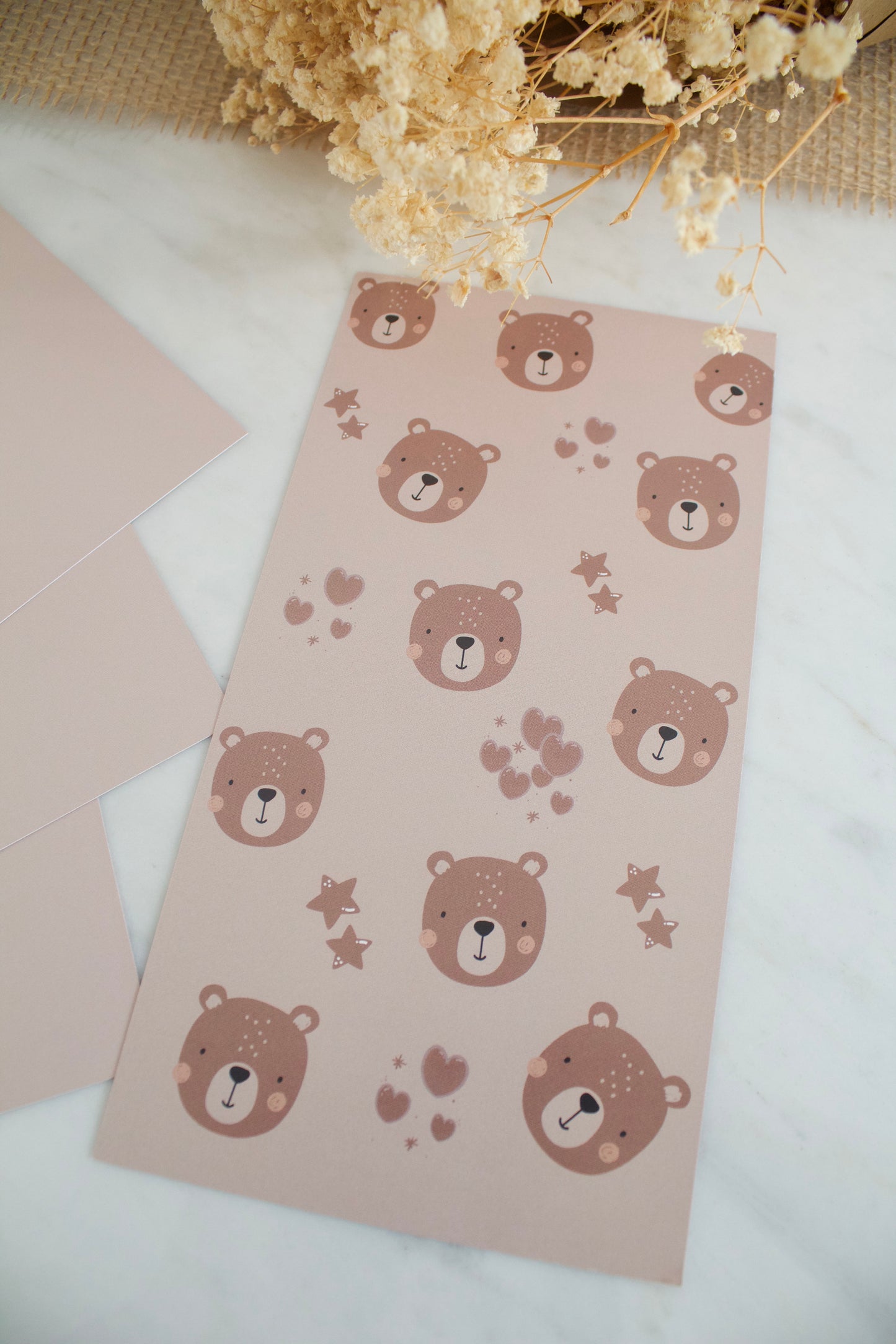 Bag topper - Thank you Teddy bear - 25pcs