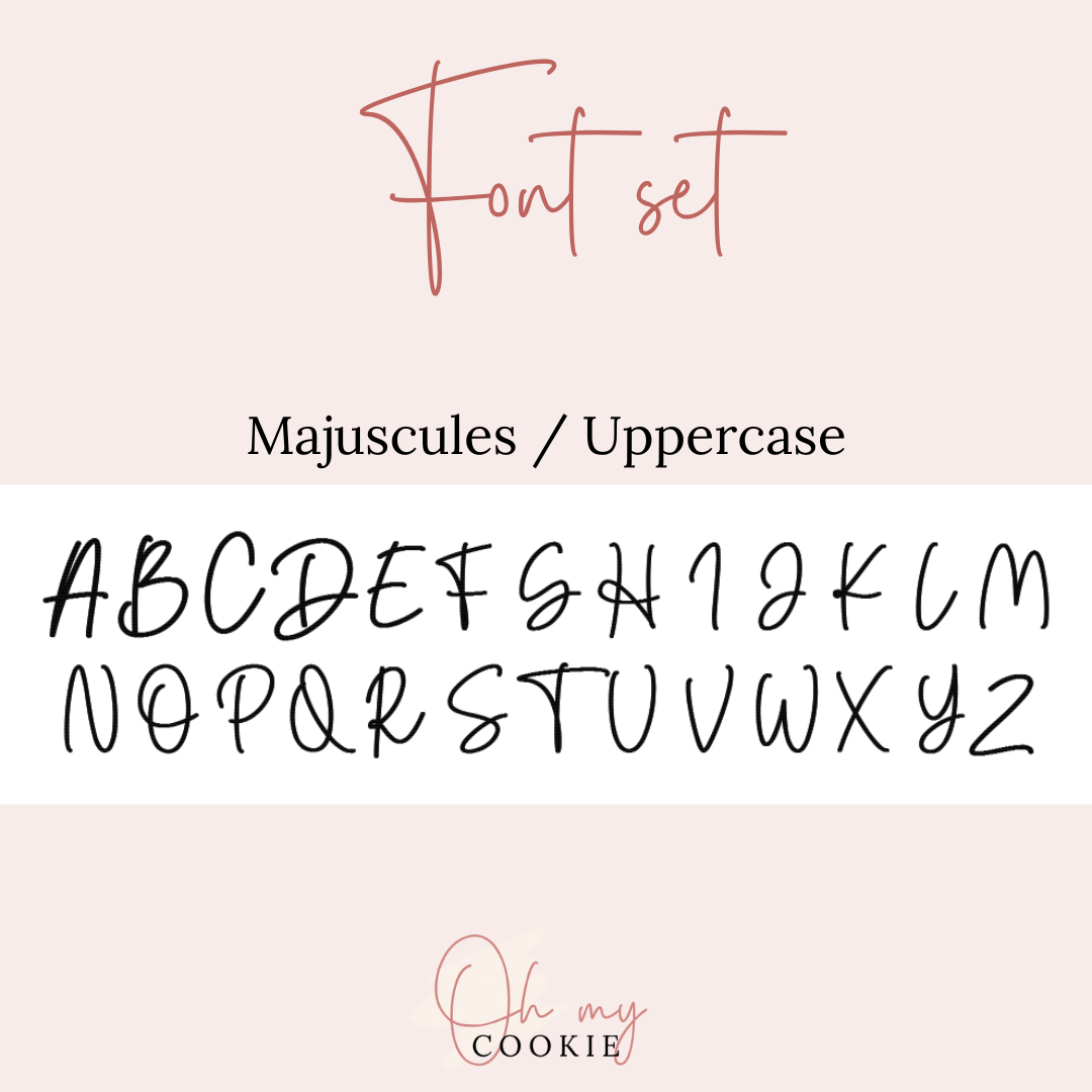 Kit alphabet - Font set