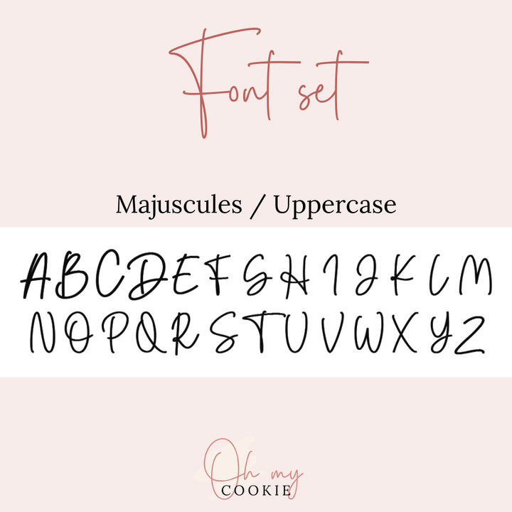 Kit alphabet - Font set